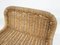 Rattan and Metal Bar Stools from Rohe Noordwolde, The Netherlands, 1950s, Set of 2, Image 3