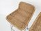 Rattan and Metal Bar Stools from Rohe Noordwolde, The Netherlands, 1950s, Set of 2, Image 8