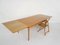 Large Scandinavian Blonde Extendable Dining Table, 1960s 3