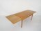 Large Scandinavian Blonde Extendable Dining Table, 1960s 2