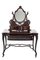 Antique Chippendale Style Mahogany Carved Dressing Table, Image 2