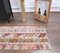 Vintage Turkish Patchwork Handmade Wool Runner 7