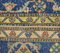 Türkischer Vintage Handgewebter Wollteppich in Gelb & Blau 6
