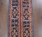 Vintage Turkish Narrow Handmade Wool Orange Rug, Image 5