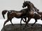 PJ. Escultura de bronce Mêne, el aclamade o grupo de caballos árabes, siglo XIX, Imagen 15