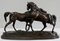 P-J. Mêne, The Accolade or Group of Arabian Horses, Bronze Sculpture, 19th Century, Image 13