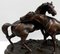 PJ. Escultura de bronce Mêne, el aclamade o grupo de caballos árabes, siglo XIX, Imagen 6
