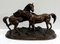 PJ. Mêne, The Accolade o Group of Arabian Horses, Scultura in bronzo, XIX secolo, Immagine 4
