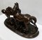 PJ. Escultura de bronce Mêne, el aclamade o grupo de caballos árabes, siglo XIX, Imagen 3