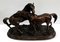 PJ. Mêne, The Accolade or Group of Arabian Horses, Bronze Sculpture, 19th Century 1