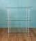 French Acrylic & Glass Etagere, 1960s 1