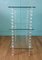 French Acrylic & Glass Etagere, 1960s 5