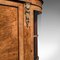 Credenza Regency inglesa antigua de madera nudosa de nogal, Imagen 8