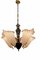 Murano Glass Leaf Chandelier, 1970s 1