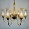 Vintage Amber Murano Chandelier from De Majo, Italy, 1970s, Image 2
