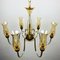 Vintage Amber Murano Chandelier from De Majo, Italy, 1970s, Image 9