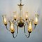 Vintage Amber Murano Chandelier from De Majo, Italy, 1970s, Image 5