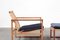 Lounge Chair with Ottoman by Børge Mogensen for Fredericia, 1950s, Set of 2 7