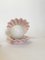 Vintage Pink Ceramic Sea Shell Lamp, 1970s 2