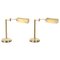 French Brass Library Lights, 1970s, Set of 2 1