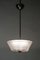 Lampe à Suspension Art Déco en Verre Murano de Barovier Toso, Italie, 1940s 2
