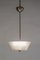 Lámpara colgante italiana Art Déco de cristal de Murano de Barovier Toso, años 40, Imagen 8