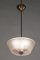 Italian Art Deco Murano Glass Pendant Lamp from Barovier Toso, 1940s 3