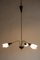 Italienische Mid-Century Deckenlampe mit 3 Leuchten von Stilnovo, 1960er 2