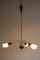 Lampada da soffitto Mid-Century a tre luci di Stilnovo, Italia, anni '60, Immagine 2