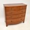 Antique Georgian Bow Fronted Mahogany Chest of Drawers, Image 1