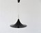 Black Trumpet Pendant Lamp, 1960s 1
