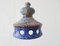 Blue Ceramic Pendant Lamp from Aka Electric, Germany, 1970s, Image 4