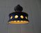 Blue Ceramic Pendant Lamp from Aka Electric, Germany, 1970s, Image 2