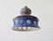 Blue Ceramic Pendant Lamp from Aka Electric, Germany, 1970s, Image 5