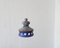 Blue Ceramic Pendant Lamp from Aka Electric, Germany, 1970s, Image 8