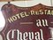 Vintage Hotel-Restaurant Plaque, 1950s 5