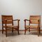 Fauteuils Mid-Century en Jonc, France, Set de 2 14