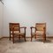 Mid-Century French Rush Armchairs, Set of 2, Image 13