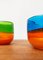 Vintage German Colorful Glass Bowls from Eisch, Set of 2, Image 2