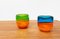 Vintage German Colorful Glass Bowls from Eisch, Set of 2, Image 4