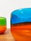 Vintage German Colorful Glass Bowls from Eisch, Set of 2, Image 6