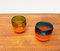 Cuencos alemanes vintage coloridos de vidrio de Eisch. Juego de 2, Imagen 22