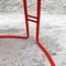 Mid-Century Modern Italian Red and White Metal Chair, 1980s, Image 8