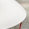 Mid-Century Modern Italian Red and White Metal Chair, 1980s 11
