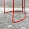 Mid-Century Modern Italian Red and White Metal Chair, 1980s, Image 7