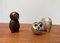 Mid-Century German Bauhaus Pottery Owl Sculptures by Heiner Hans Körting, Set of 2 4