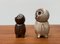 Mid-Century German Bauhaus Pottery Owl Sculptures by Heiner Hans Körting, Set of 2 2