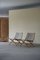 Sedie pieghevoli moderne in quercia e tela di Johan Hagen, Danimarca, 1958, set di 2, Immagine 12