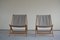 Danish Modern Folding Chairs in Oak and Canvas by Johan Hagen, 1958, Set of 2 14