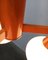 Lámpara colgante era espacial vintage en naranja, Imagen 8
